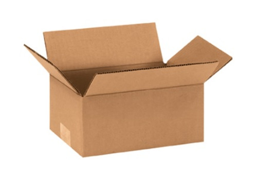 9" x 6" x 4" (ECT-32) Kraft Corrugated Cardboard Shipping Boxes