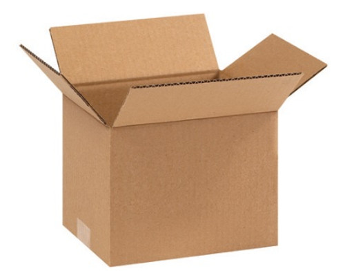 9" x 7" x 7" (ECT-32) Kraft Corrugated Cardboard Shipping Boxes