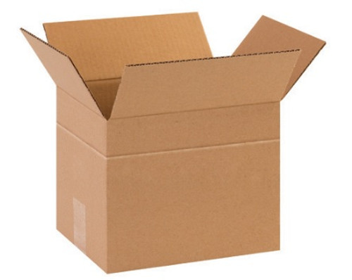 10" x 8" x 8" (ECT-32) Multi-Depth Kraft Corrugated Cardboard Shipping Boxes