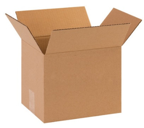 10" x 8" x 10" (ECT-32) Kraft Corrugated Cardboard Shipping Boxes