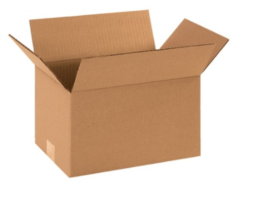 12" x 8" x 7" (ECT-32) Kraft Corrugated Cardboard Shipping Boxes