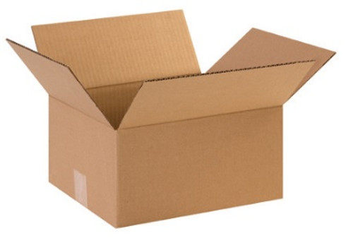 12" x 10" x 6" (ECT-44) Heavy Duty Single Wall Kraft Corrugated Cardboard Shipping Boxes