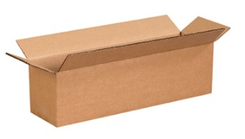 14" x 4" x 4" (ECT-32) Long Kraft Corrugated Cardboard Shipping Boxes