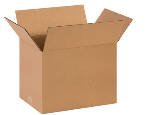 14" x 10" x 10" (200#/ECT-32) Kraft Corrugated Cardboard Shipping Boxes