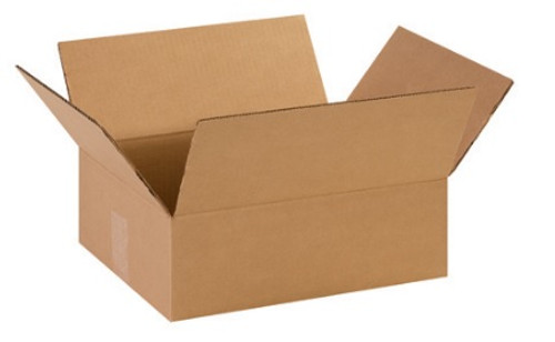 14" x 11" x 4 1/2" (ECT-32) Flat Kraft Corrugated Cardboard Shipping Boxes