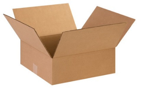 14" x 14" x 5" (ECT-32) Flat Kraft Corrugated Cardboard Shipping Boxes