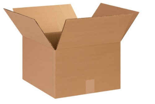 14" x 14" x 9" (ECT-32) Kraft Corrugated Cardboard Shipping Boxes