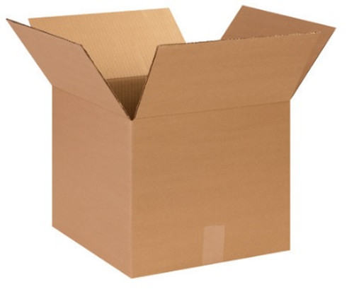 14" x 14" x 12" (ECT-32) Kraft Corrugated Cardboard Shipping Boxes
