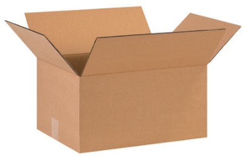 16" x 12" x 8" (ECT-44) Heavy-Duty Single Wall Kraft Corrugated Cardboard Shipping Boxes