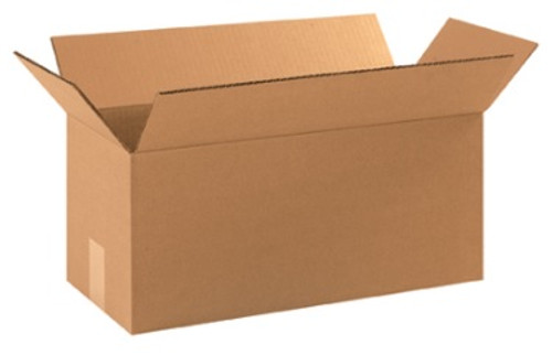 17" x 8" x 8" (ECT-32) Long Kraft Corrugated Cardboard Shipping Boxes