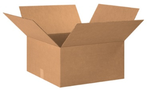 18 1/2" x 18 1/2" x 9" (ECT-32) Kraft Corrugated Cardboard Shipping Boxes