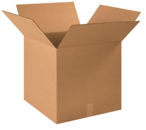 19" x 19" x 19" (ECT-32) Kraft Corrugated Cardboard Shipping Boxes