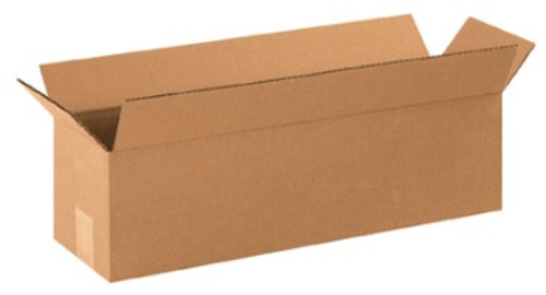 22" x 6" x 6" (ECT-32) Long Kraft Corrugated Cardboard Shipping Boxes