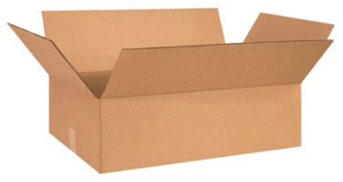 26" x 15" x 5" (ECT-32) Flat Kraft Corrugated Cardboard Shipping Boxes