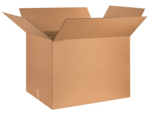 32" x 24" x 24" (ECT-32) Kraft Corrugated Cardboard Shipping Boxes