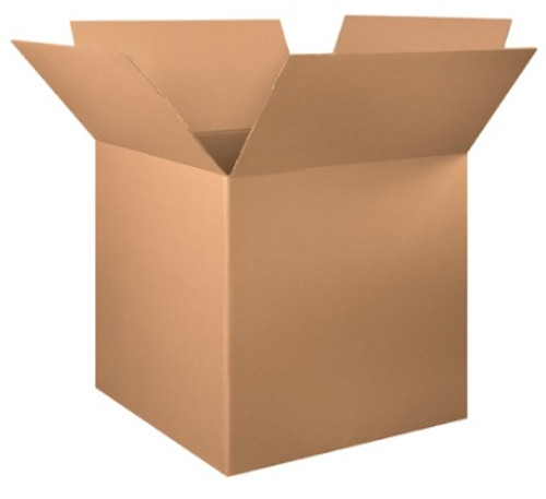 34" x 34" x 34" (ECT-32) Kraft Corrugated Cardboard Shipping Boxes