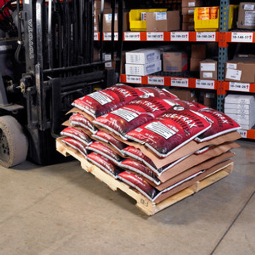 45" x 37" Anti-Slip Pallet Paper. 75# kraft paper is non-toxic, reusable and 100% recyclable.