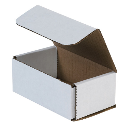 5" x 3" x 2" (ECT-32-B) White Corrugated Mailers