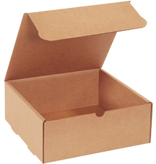 10" x 10" x 4" (200#/ECT-32-B) Kraft Literature Corrugated Cardboard Mailers