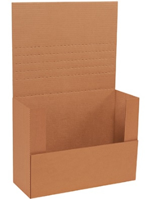 15" x 11 1/8" x 6" (200#/ECT-32-B) Kraft Corrugated Cardboard Easy-Fold Mailers