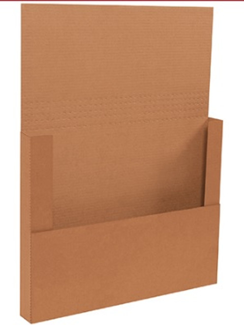 20" x 16" x 2" (200#/ECT-32-B) Kraft Corrugated Cardboard Easy-Fold Mailers