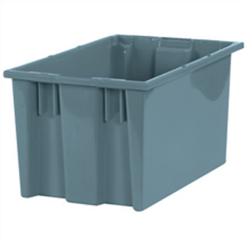 16" x 10" x 8 7/8" Gray Stack & Nest Containers