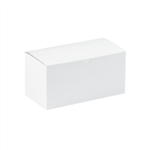 9" x 4 1/2" x 4 1/2" White Chipboard Gift Carton Boxes