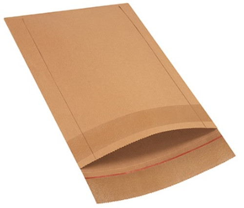 14.5" x 18.5" Self-Seal Jiffy Rigi Bag Mailers Kraft Laminated Fiberboard Construction