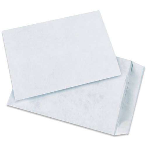 7 1/2" x 10 1/2" Plain White End Opening Flat Tyvek® Envelopes
