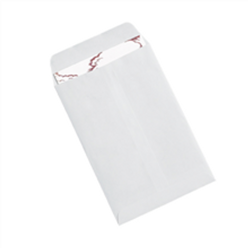 6.5" x 9.5" White Redi-Seal Envelopes Fold Flap, Press Down, and Mail. No Moisture Needed to Seal.