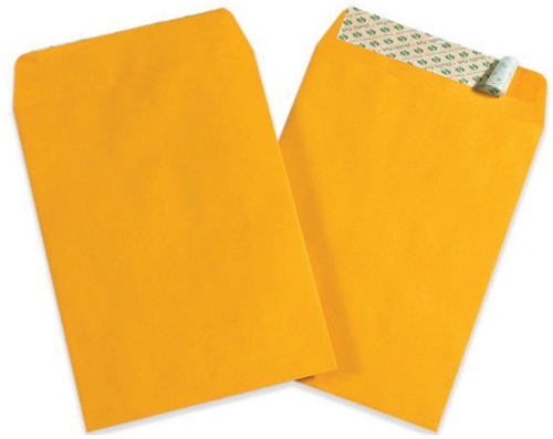 10" x 13" Self-Seal Paper Stock Kraft Business Envelopes.