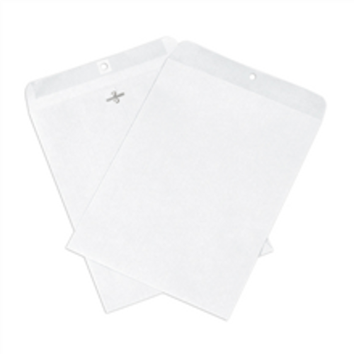 9" x 12" White Clasp Envelopes