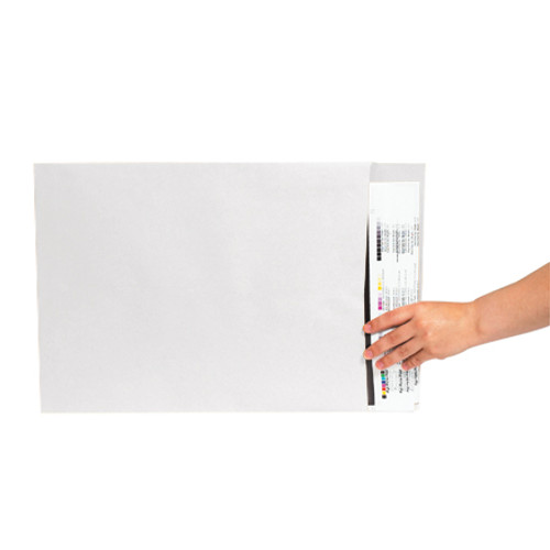 12 1/2" x 18 1/2" Large Jumbo White Oversize Storage Envelopes