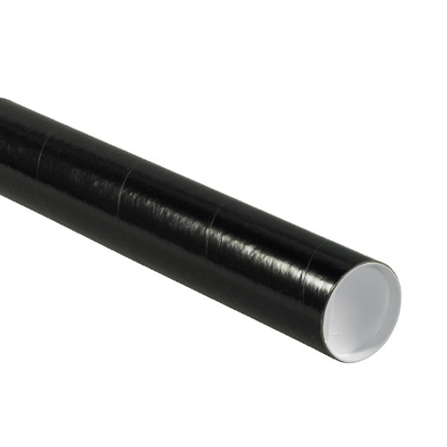 Black Mailing Tubes, Black Shipping Tube with Caps