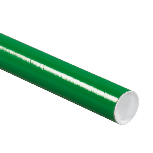 Green Mailing Tubes, Green Shipping Tube with Caps