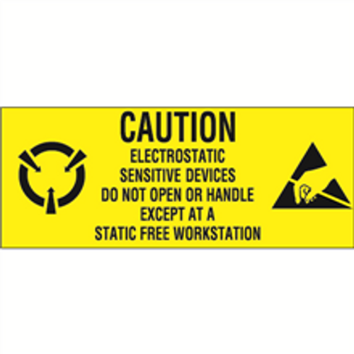 "Electrostatic Sensitive Devices" Anti-Static Labels