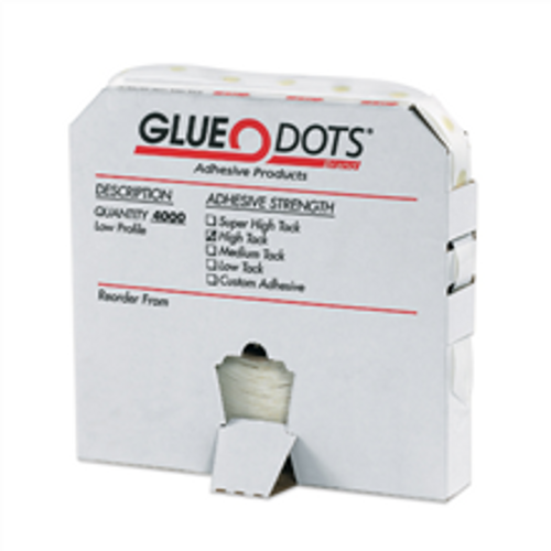 High Tack Glue Dots - Low Profile Glue Dots