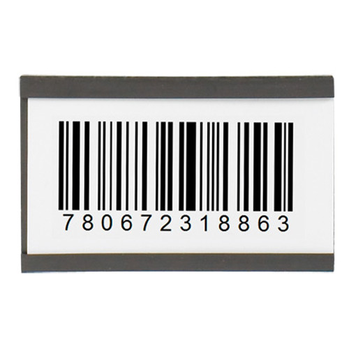 1" x 6" Magnetic "C" Channel Cardholders