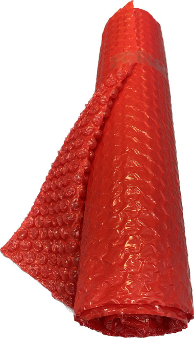 Red Packaging Cushioning  Wrap Small Roll, 3/16" (Small) Bubble