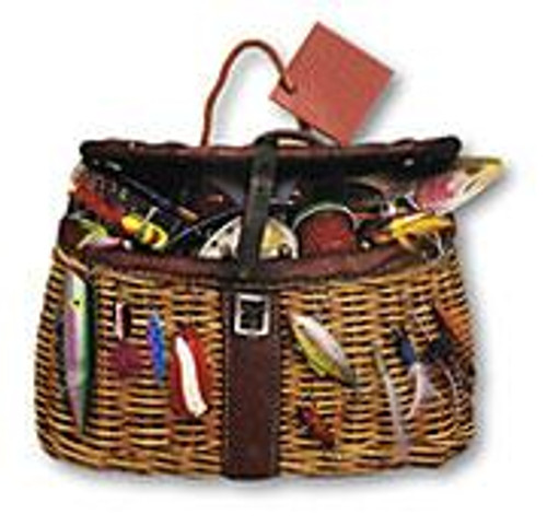 Fishing Bait and Tackle Die-Cut Themed Gift Bag Tote