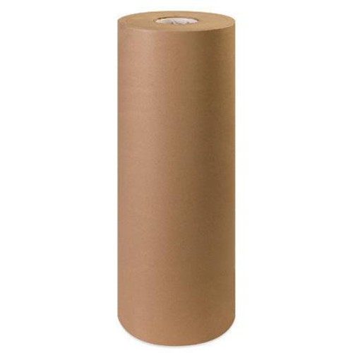 Brown Kraft Paper Wrapping Roll 900' x 24" - 40#