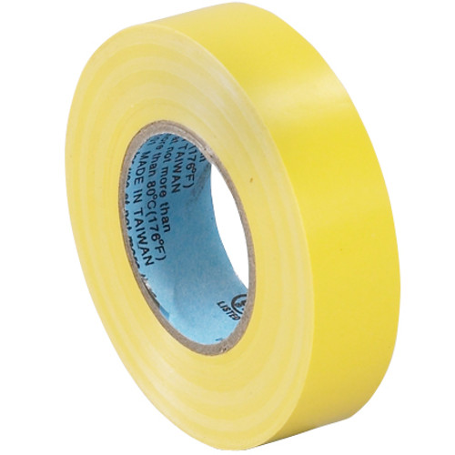 3/4" Yellow Color Coding Vinyl Electrical Tape