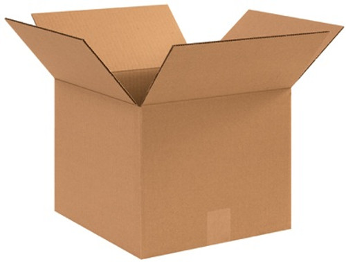 12" x 12" x 10" Brown Corrugated Cardboard Shipping Box Build-A-Bundle™ 
