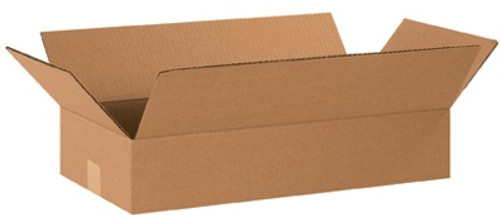 20"x10"x4" Brown Corrugated Cardboard Shipping Box 