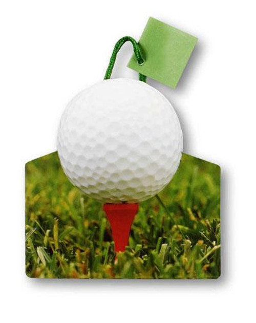 6" x 7" x 3" Golf Tee Small Die Cut Gift Bags