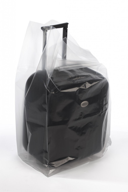 10"X8"x24" Clear Gusseted Poly Bags 3 mil 