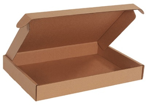 15 1/8" x 11 1/8" x 2" (200#/ECT-32-B) Kraft Deluxe Literature Corrugated Cardboard Mailers