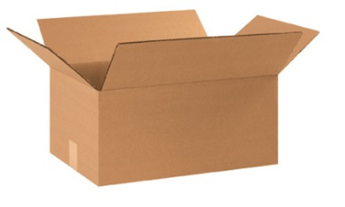 16" x 14" x 10" (ECT-44) Heavy-Duty Single Wall Kraft Corrugated Cardboard Shipping Boxes