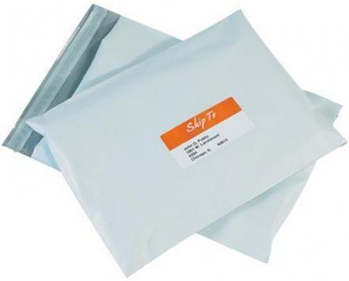 7 1/2" x 10 1/2" Poly Courier Mailers White Flat Self Seal Envelopes #1 