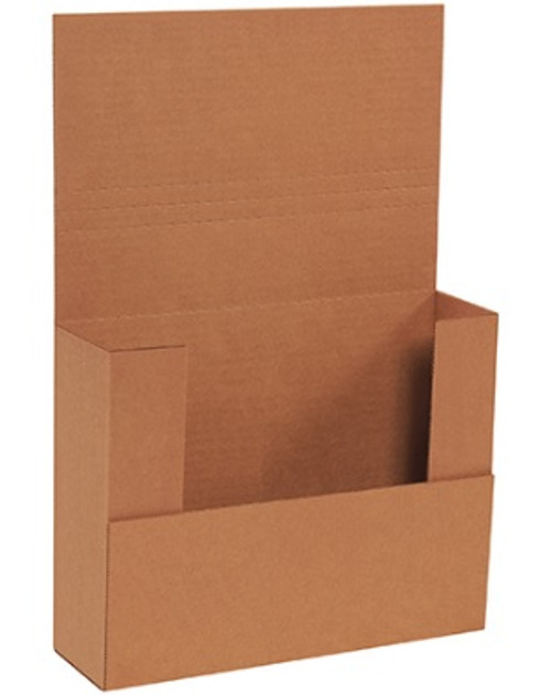 11" x 8 1/2" x 3" (200#/ECT-32-B) Kraft Corrugated Cardboard Easy-Fold Mailers